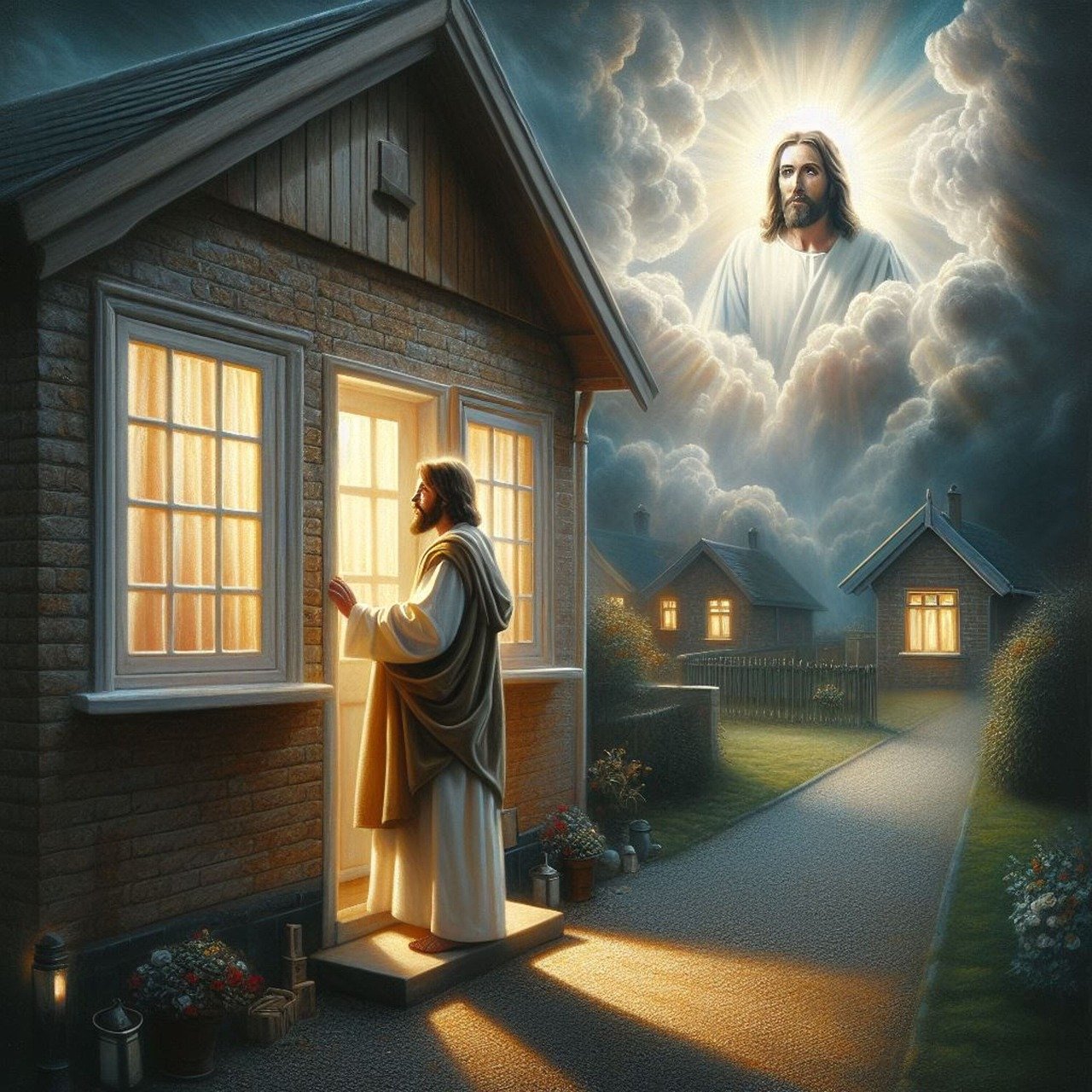 Jesus knocking at the door